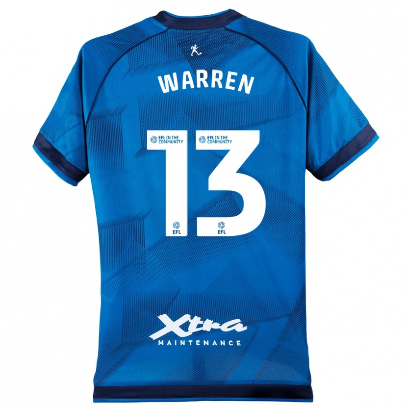 Danxen Pánské Charlie Warren #13 Modrobílá Brankář Dresy 2025/26 Dres
