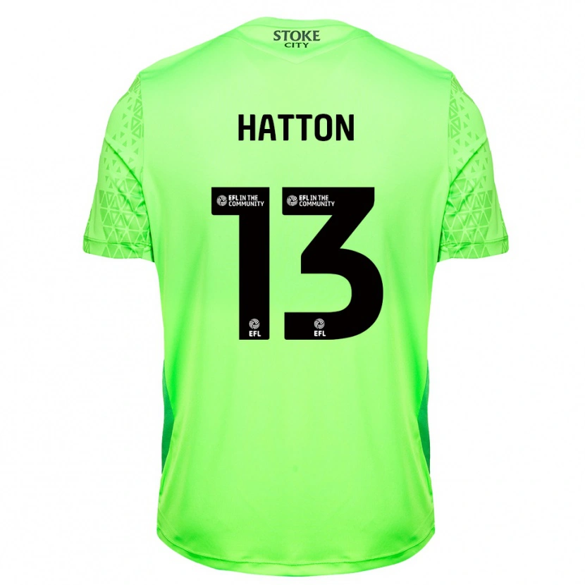 Danxen Pánské Oscar Hatton #13 Zelená Černá Brankář Dresy 2025/26 Dres