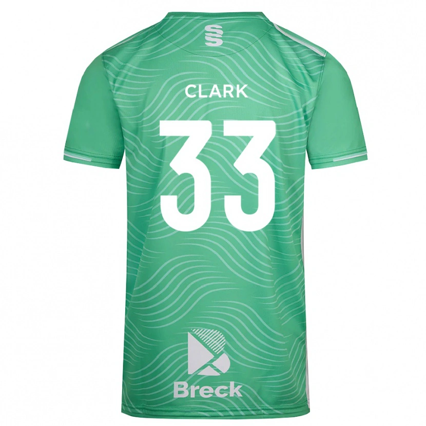 Danxen Pánské Charlie Clark #33 Středně Tyrkysová Brankář Dresy 2025/26 Dres
