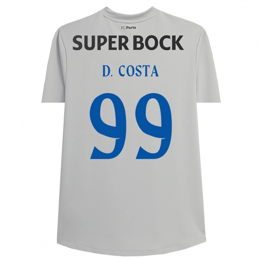 Danxen Pánské Diogo Costa #99 Světle Šedá Černá Brankář Dresy 2025/26 Dres