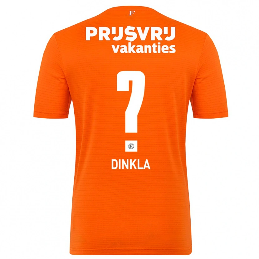 Danxen Pánské Claire Dinkla #0 Oranžová Černá Brankář Dresy 2025/26 Dres