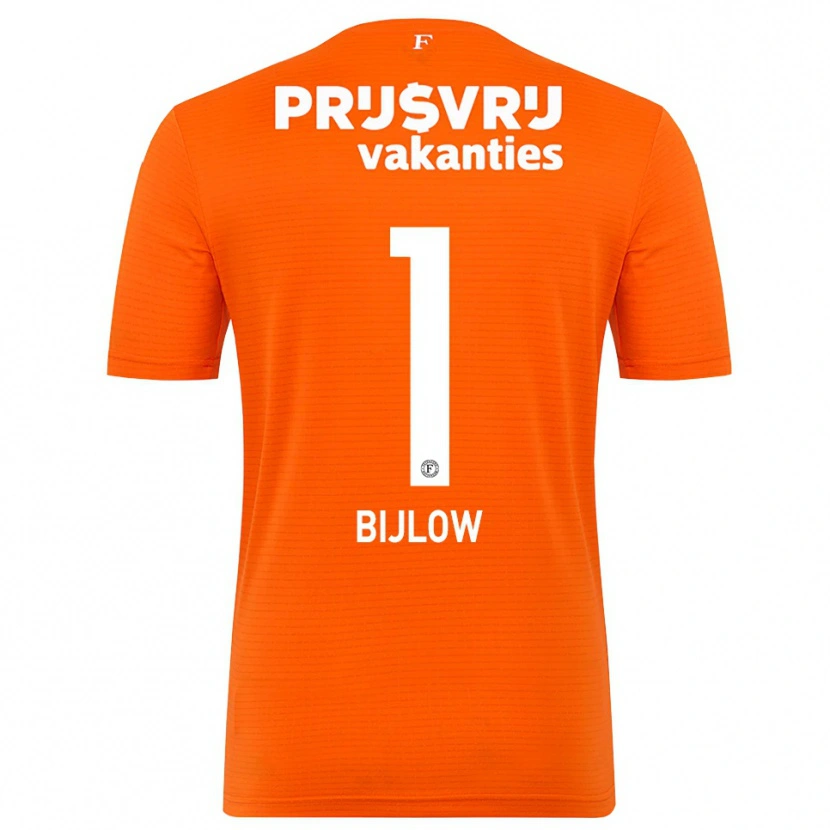 Danxen Pánské Justin Bijlow #1 Oranžová Černá Brankář Dresy 2025/26 Dres