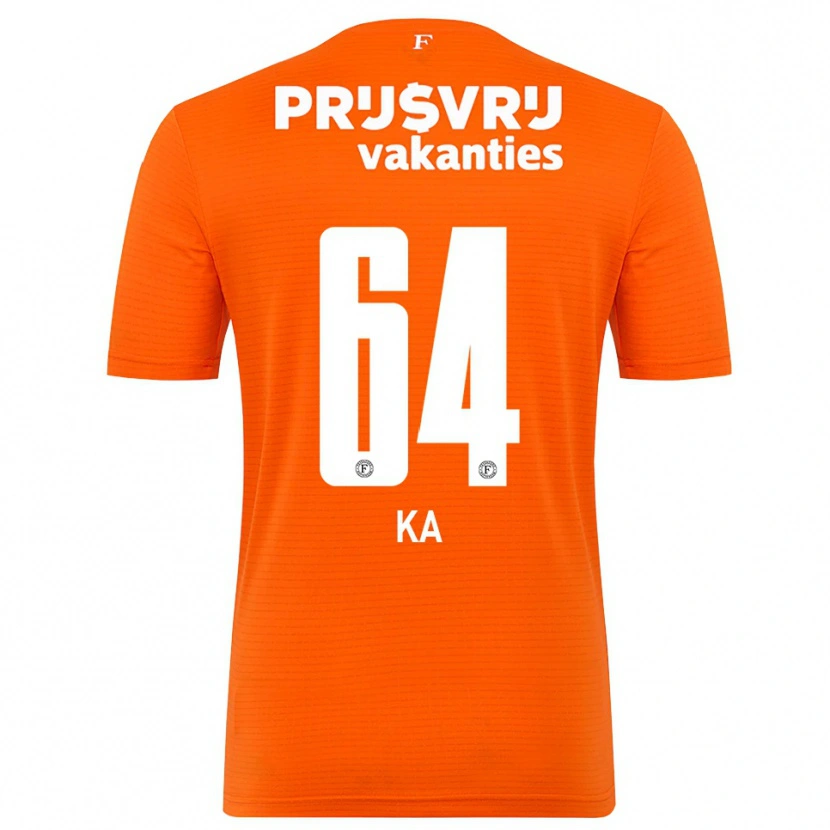 Danxen Pánské Ismail Ka #64 Oranžová Černá Brankář Dresy 2025/26 Dres