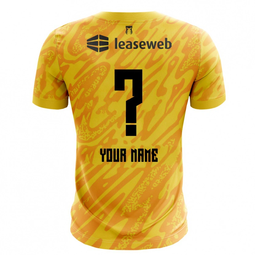 Danxen Pánské AZ Alkmaar Oranžová Žlutá Černá Brankář Dresy 2025/26 Dres