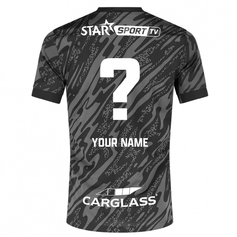 Danxen Pánské KRC Genk Tmavě Šedá Černá Brankář Dresy 2025/26 Dres