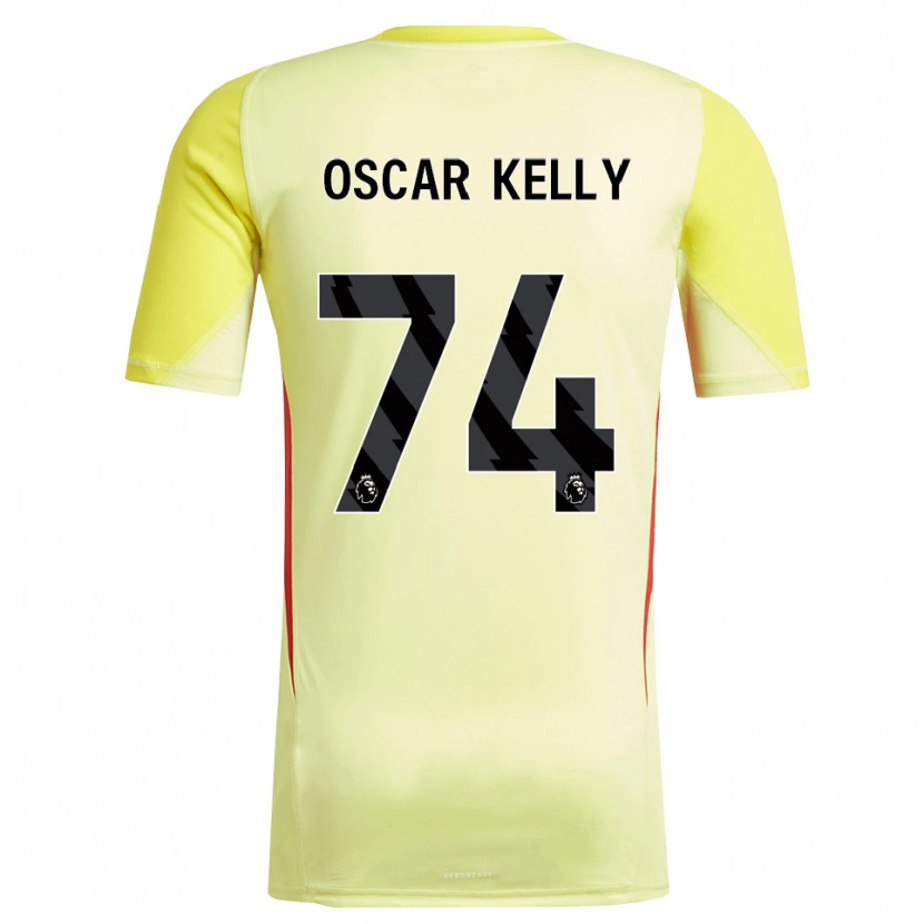 Danxen Pánské Oscar Kelly #74 Žlutá Červená Brankář Dresy 2025/26 Dres