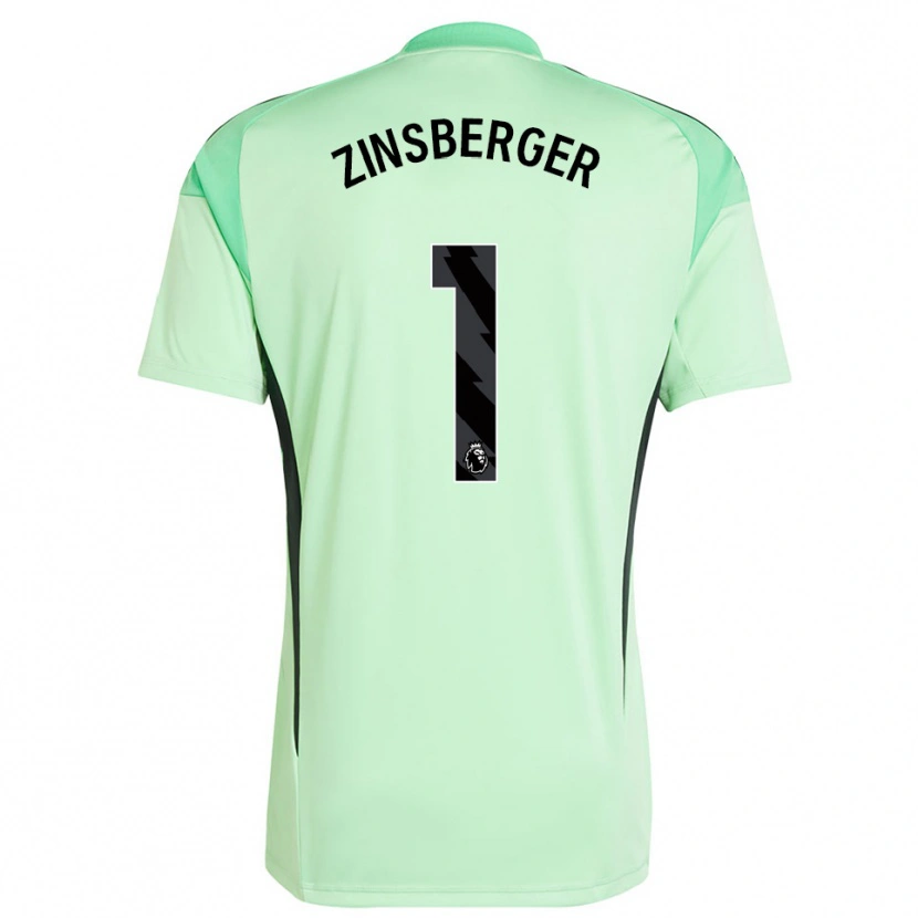 Danxen Pánské Manuela Zinsberger #1 Světle Zelená Černá Brankář Dresy 2025/26 Dres