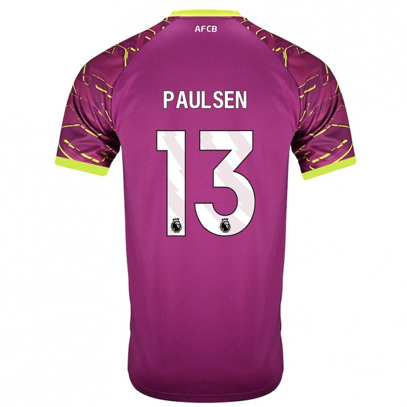 Danxen Pánské Alex Paulsen #13 Tmavě Purpurová Brankář Dresy 2025/26 Dres