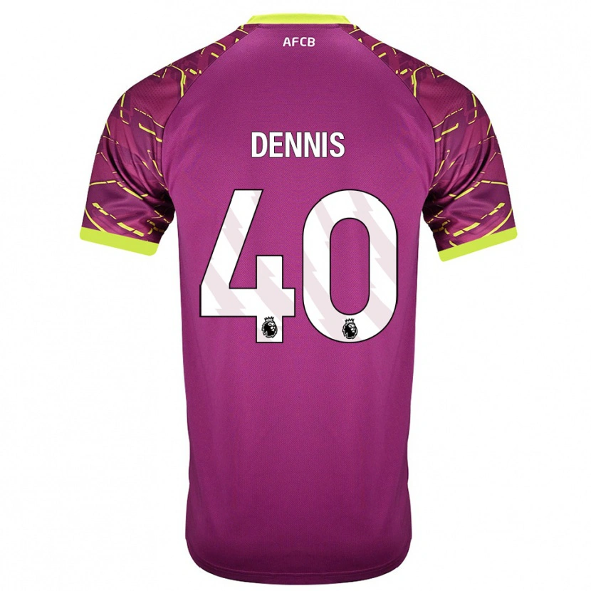 Danxen Pánské Will Dennis #40 Tmavě Purpurová Brankář Dresy 2025/26 Dres