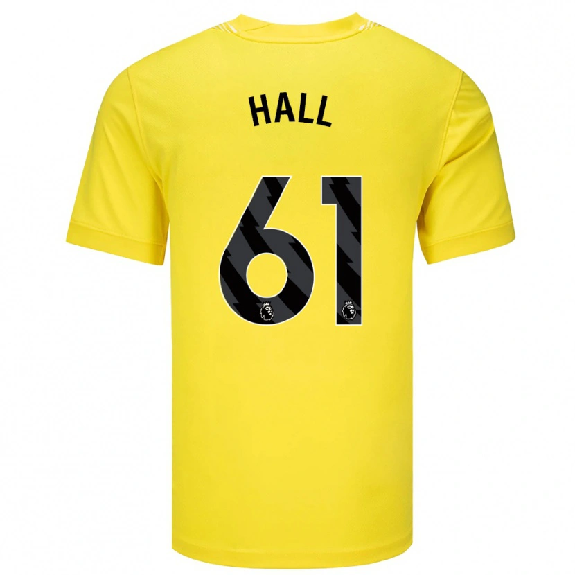 Danxen Pánské Steven Hall #61 Žlutá Černá Brankář Dresy 2025/26 Dres