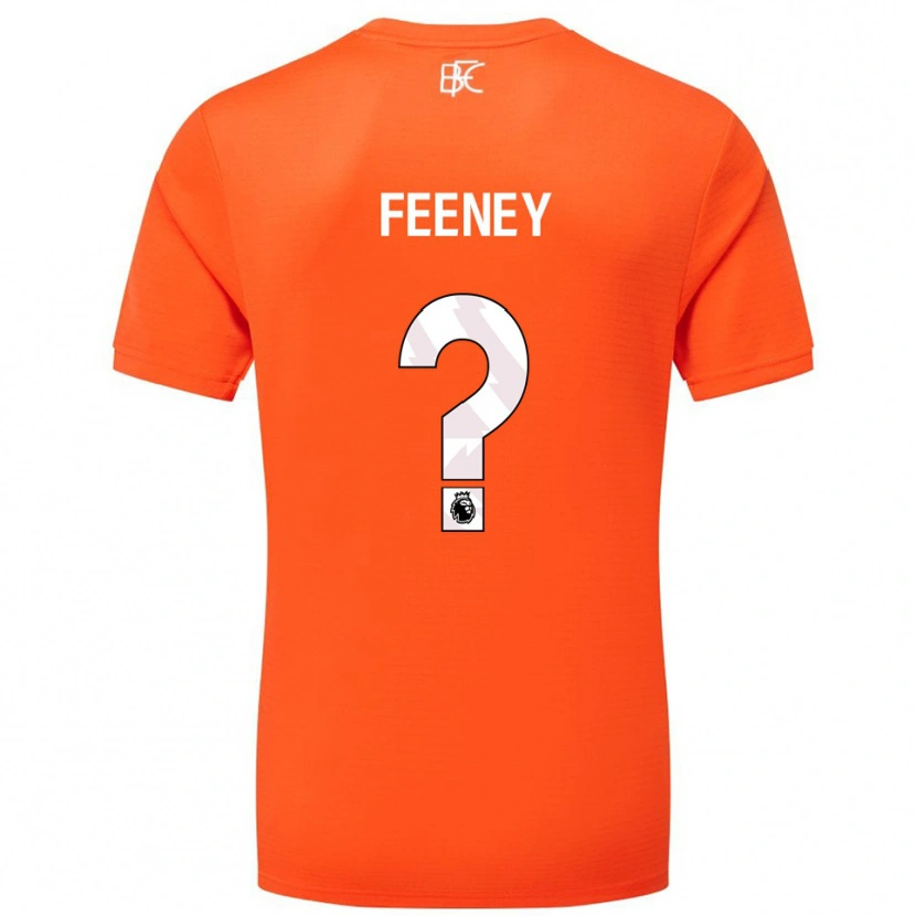 Danxen Pánské Callum Feeney #0 Oranžová Bílá Brankář Dresy 2025/26 Dres