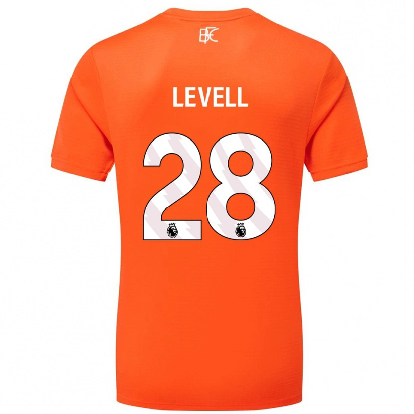 Danxen Pánské Kirstie Levell #28 Oranžová Bílá Brankář Dresy 2025/26 Dres