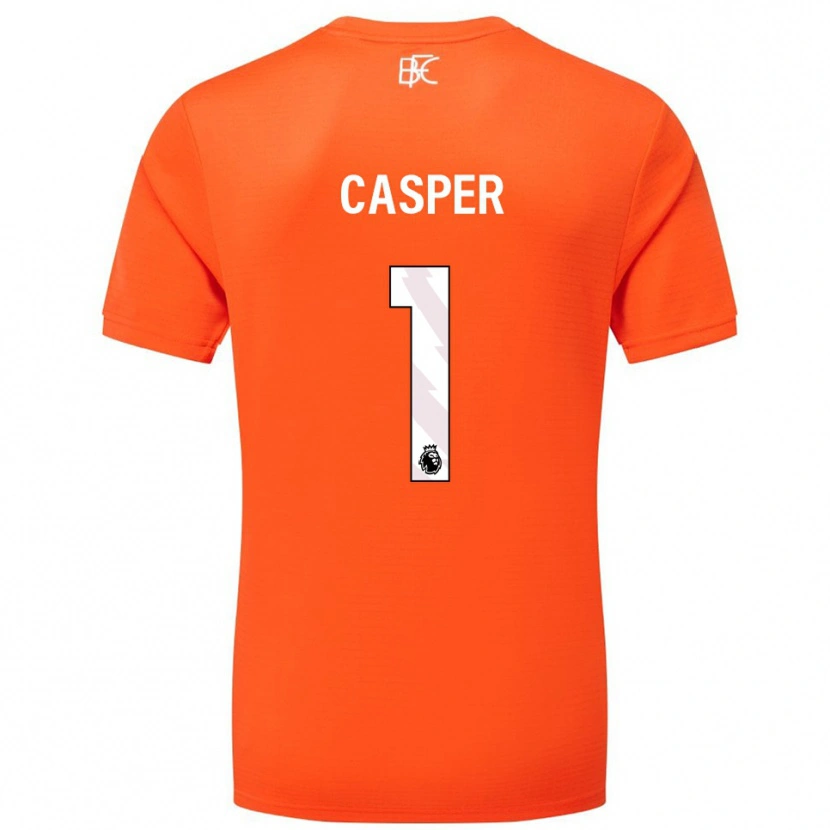 Danxen Pánské Charlie Casper #1 Oranžová Bílá Brankář Dresy 2025/26 Dres