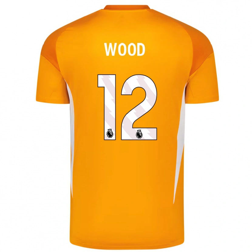 Danxen Pánské Oliver Wood #12 Oranžová Bílá Brankář Dresy 2025/26 Dres