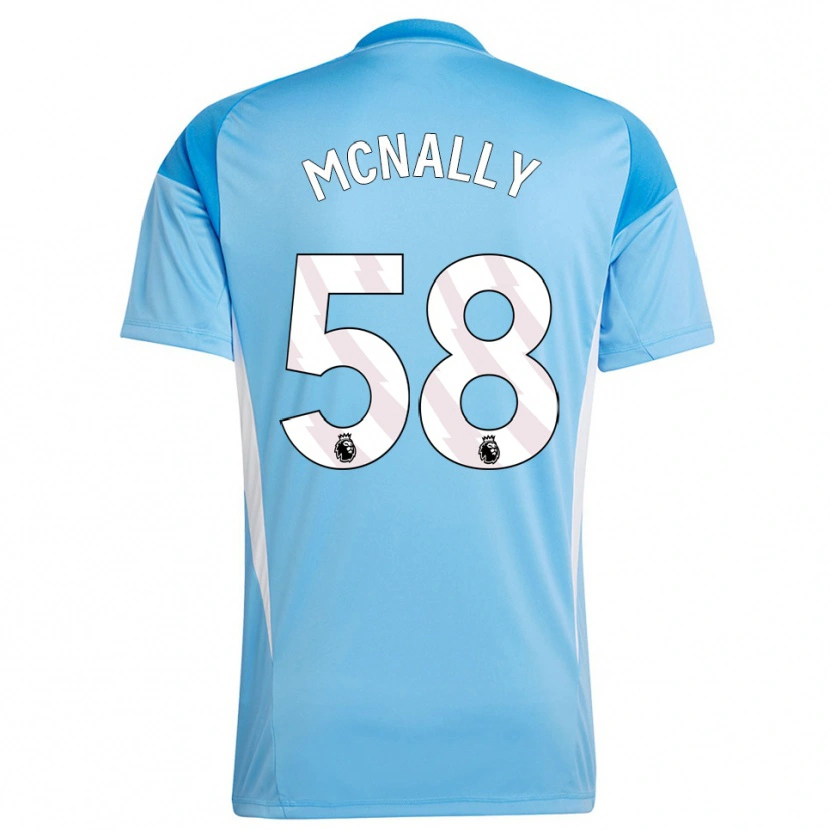 Danxen Pánské Alfie McNally #58 Modrá Bílá Brankář Dresy 2025/26 Dres