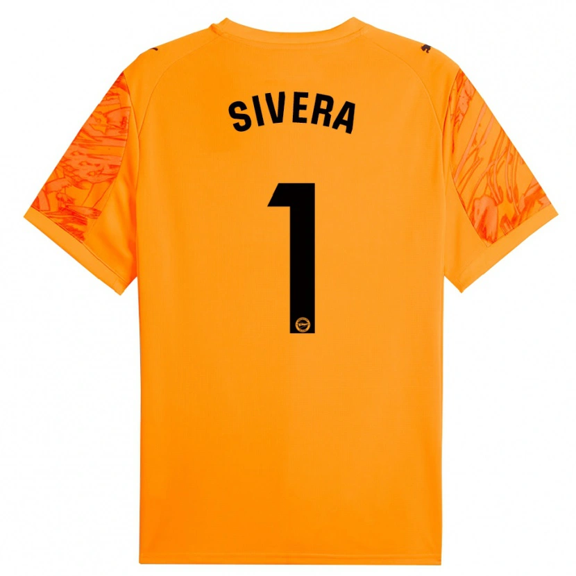 Danxen Pánské Antonio Sivera #1 Oranžová Černá Brankář Dresy 2025/26 Dres