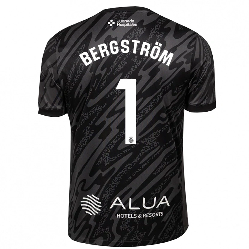 Danxen Pánské Lucas Bergström #1 Tmavě Šedá Černá Brankář Dresy 2025/26 Dres