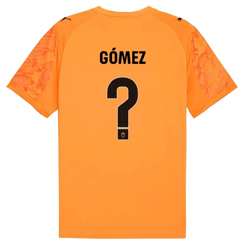 Danxen Pánské Alain Gómez #0 Oranžová Černá Brankář Dresy 2025/26 Dres