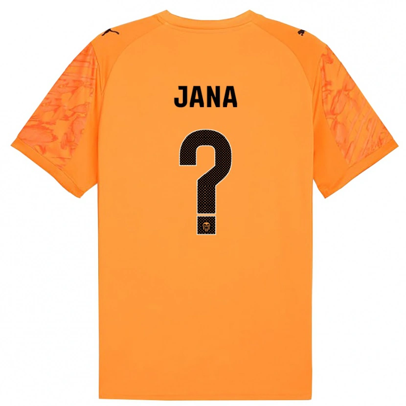 Danxen Pánské Jana Xin Henseler Gallego #0 Oranžová Černá Brankář Dresy 2025/26 Dres
