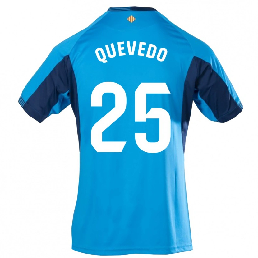 Danxen Pánské Alex Quevedo #25 Modrá Bílá Brankář Dresy 2025/26 Dres