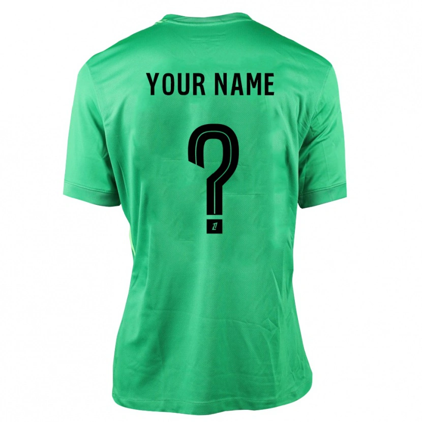 Danxen Pánské Paris Saint-Germain Zelená Černá Brankář Dresy 2025/26 Dres