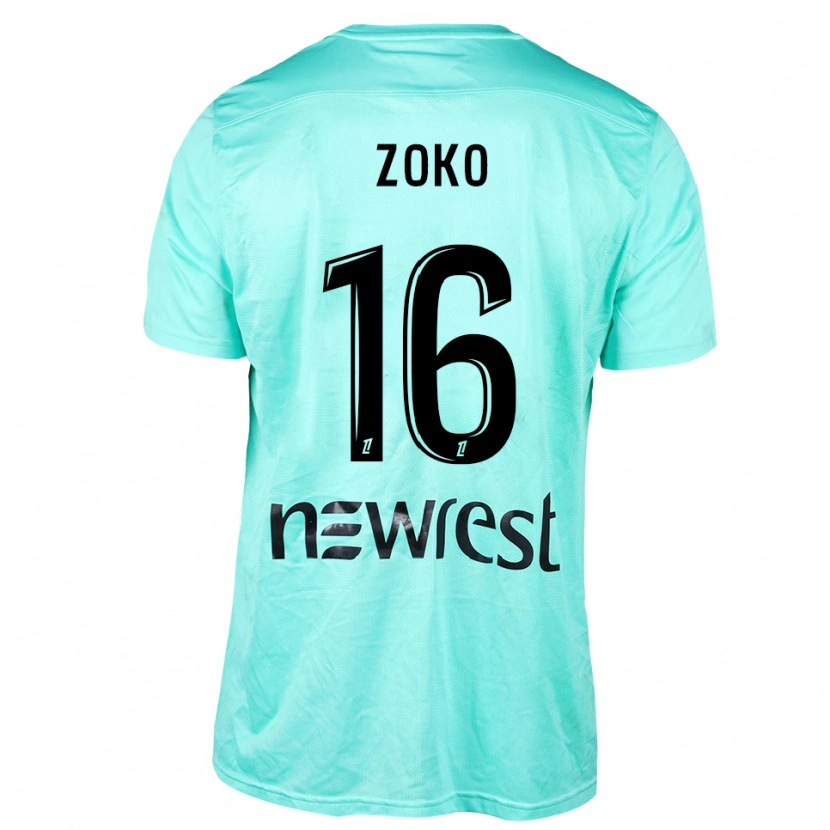 Danxen Pánské Nathan Zoko #16 Azurová Černá Brankář Dresy 2025/26 Dres