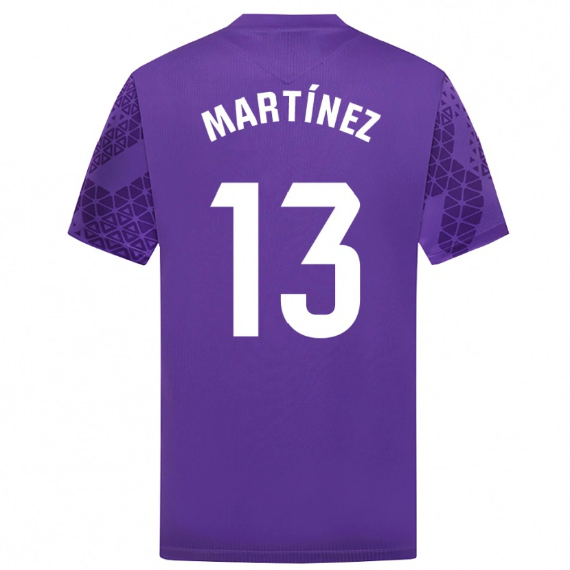 Danxen Pánské Fernando Martínez #13 Fialová Bílá Brankář Dresy 2025/26 Dres