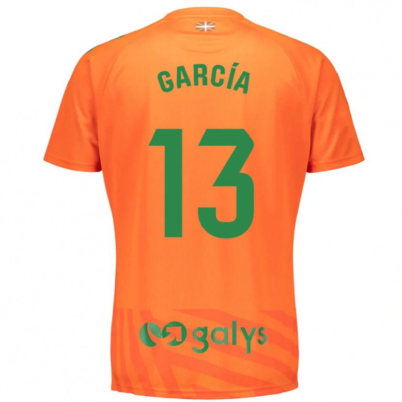 Danxen Pánské Jon García #13 Oranžová Zelená Brankář Dresy 2025/26 Dres