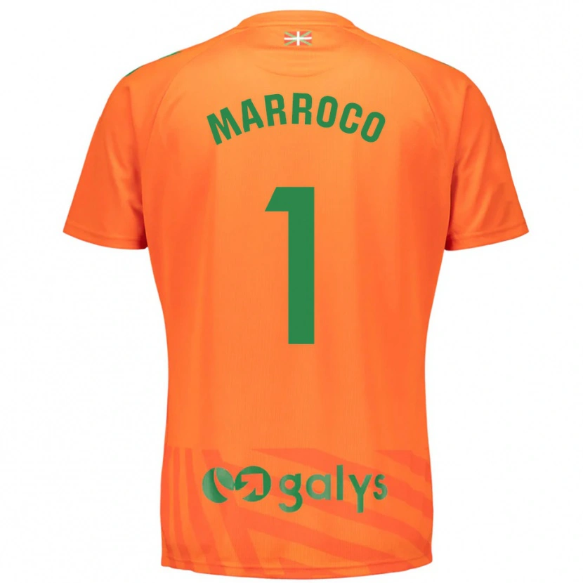Danxen Pánské Marc Marroco #1 Oranžová Zelená Brankář Dresy 2025/26 Dres
