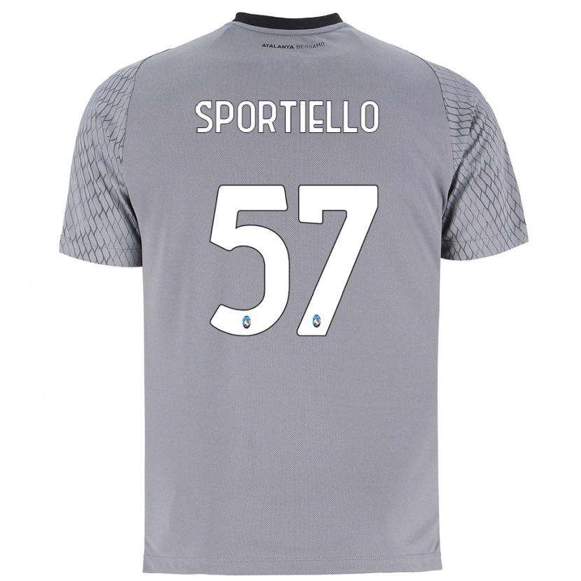 Danxen Pánské Marco Sportiello #57 Šedá Modrá Červená Brankář Dresy 2025/26 Dres