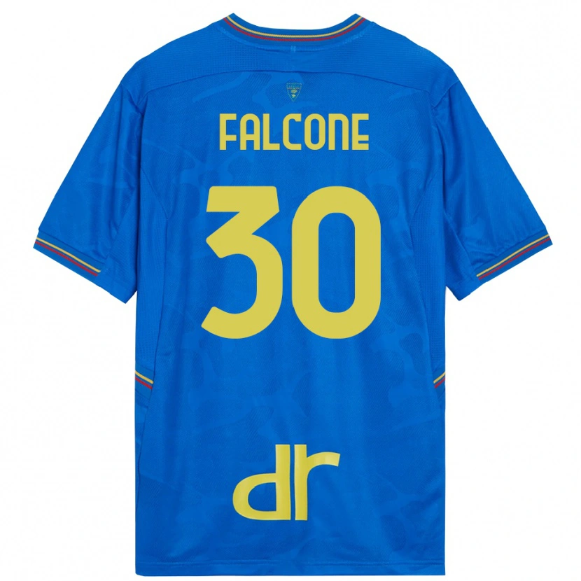 Danxen Pánské Wladimiro Falcone #30 Královská Modrá Hnědá Brankář Dresy 2025/26 Dres