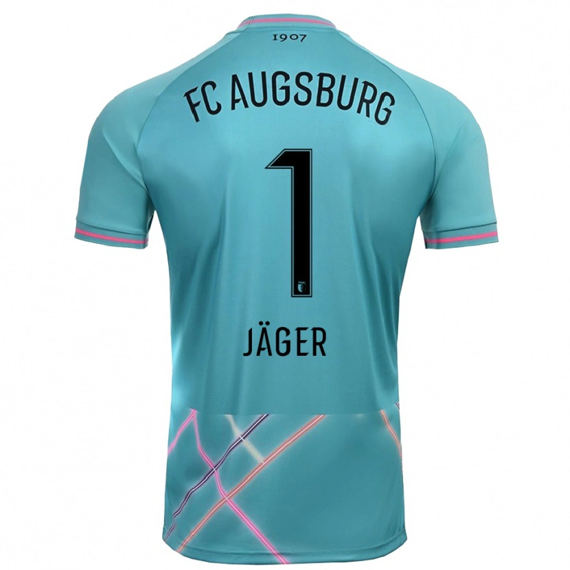 Danxen Pánské Tobias Jäger #1 Světle Mořská Zelená Brankář Dresy 2025/26 Dres