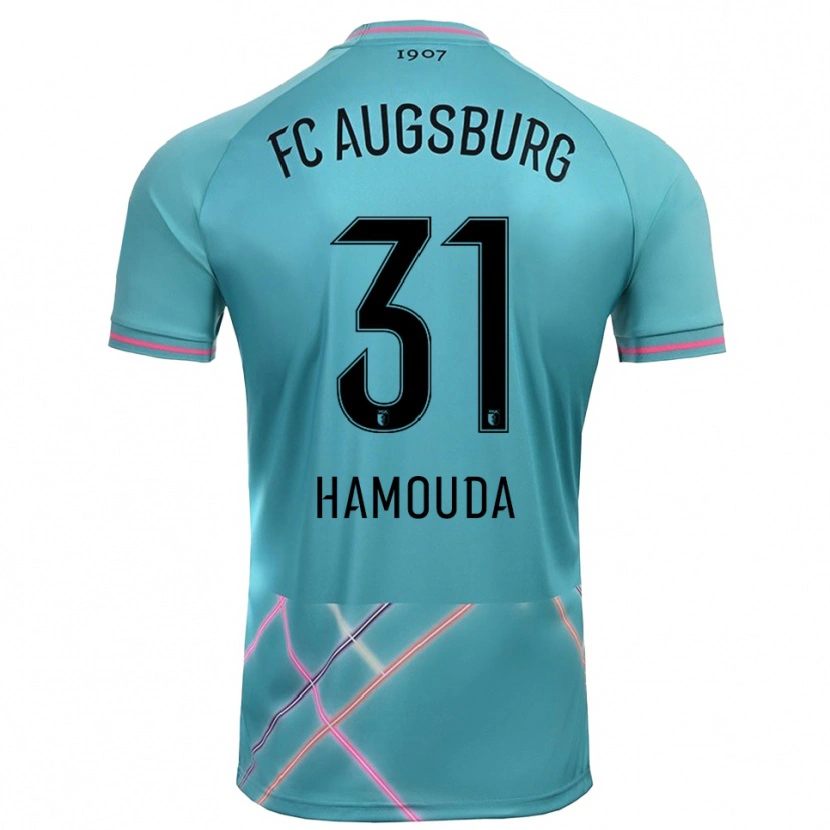 Danxen Pánské Hania Hamouda #31 Světle Mořská Zelená Brankář Dresy 2025/26 Dres