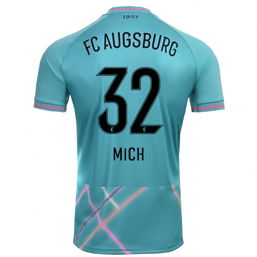 Danxen Pánské Fabian Mich #32 Světle Mořská Zelená Brankář Dresy 2025/26 Dres