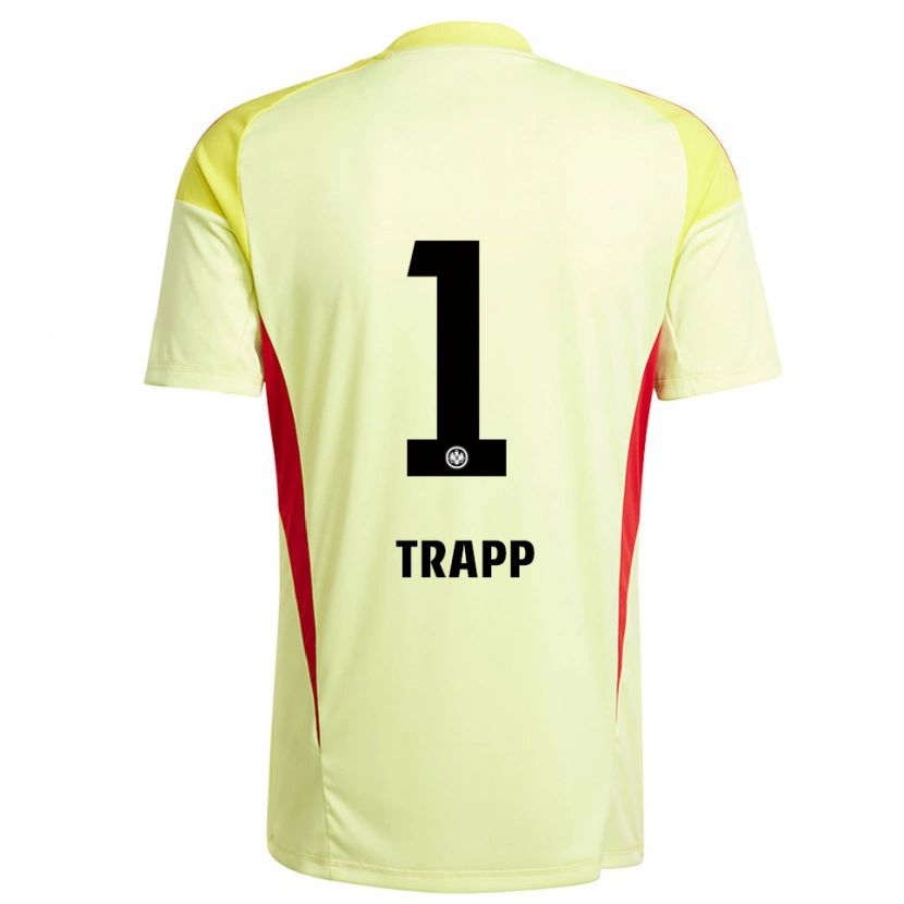 Danxen Pánské Kevin Trapp #1 Světle Žlutá Černá Brankář Dresy 2025/26 Dres