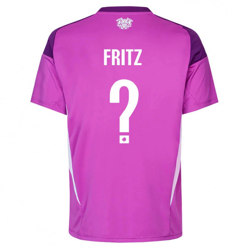 Danxen Pánské Gustav Fritz #0 Fialová Bílá Brankář Dresy 2025/26 Dres