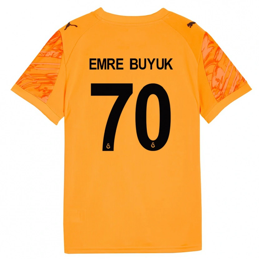 Danxen Pánské Enes Emre Büyük #70 Tmavě Oranžová Černá Brankář Dresy 2025/26 Dres