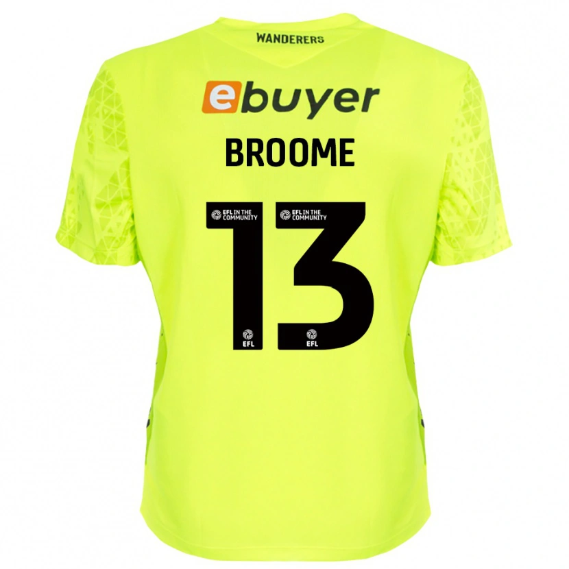 Danxen Pánské Nathan Broome #13 Fluorescenční Zelená Brankář Dresy 2025/26 Dres