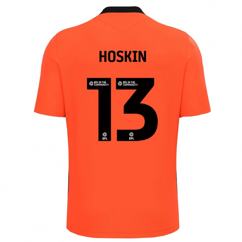Danxen Pánské Owen Hoskin #13 Černá Červená Brankář Dresy 2025/26 Dres