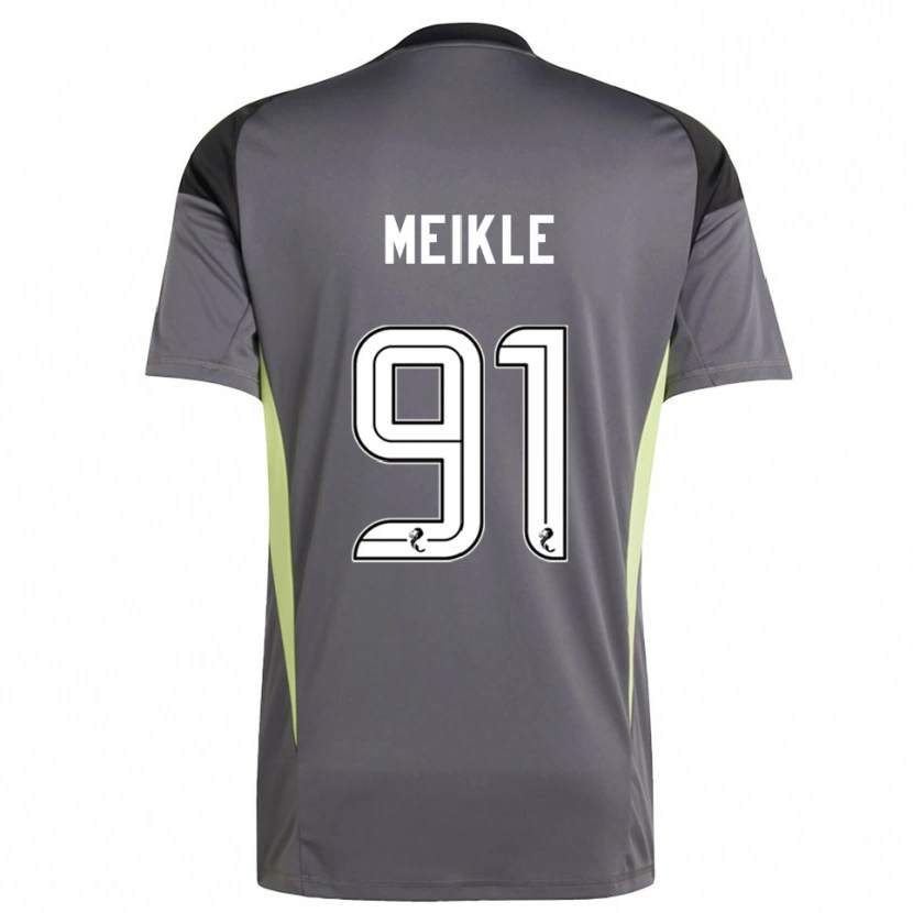 Danxen Pánské Jamie Meikle #91 Bílá Šedá Brankář Dresy 2025/26 Dres