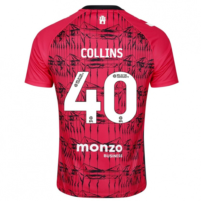Danxen Pánské Brad Collins #40 Červená Bílá Brankář Dresy 2025/26 Dres