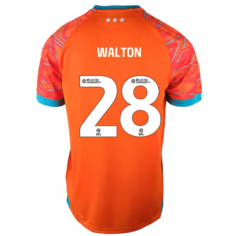 Danxen Pánské Christian Walton #28 Oranžovobílá Brankář Dresy 2025/26 Dres