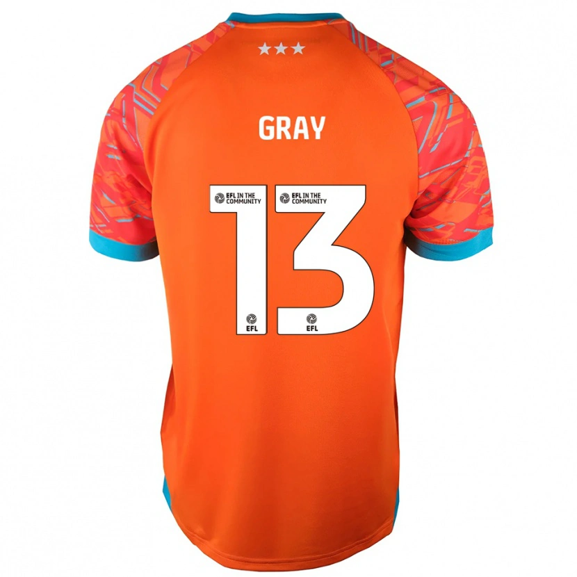 Danxen Pánské Henry Gray #13 Oranžovobílá Brankář Dresy 2025/26 Dres