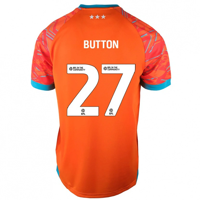 Danxen Pánské David Button #27 Oranžovobílá Brankář Dresy 2025/26 Dres