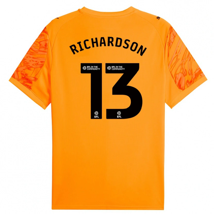 Danxen Pánské Cale Richardson #13 Oranžočerná Brankář Dresy 2025/26 Dres