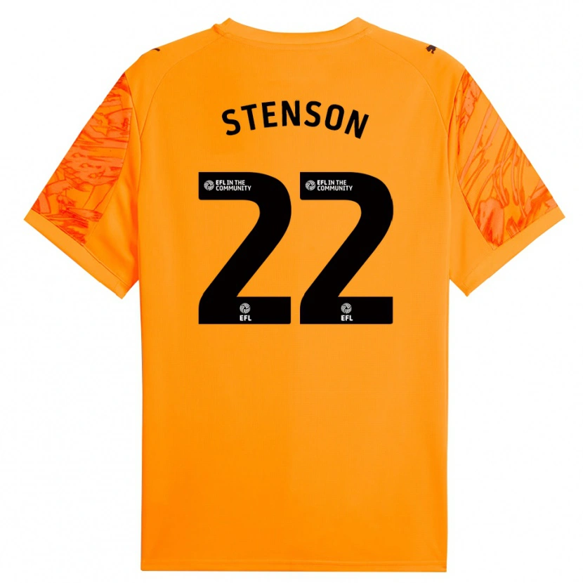 Danxen Pánské Fran Stenson #22 Oranžočerná Brankář Dresy 2025/26 Dres