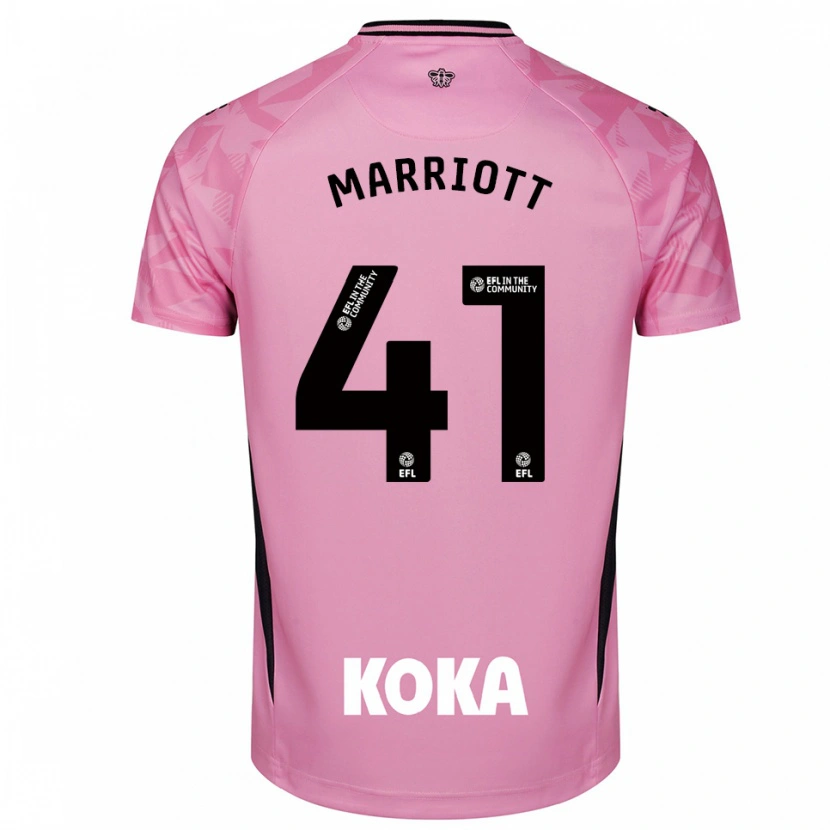 Danxen Pánské Alfie Marriott #41 Světle Růžová Černá Brankář Dresy 2025/26 Dres