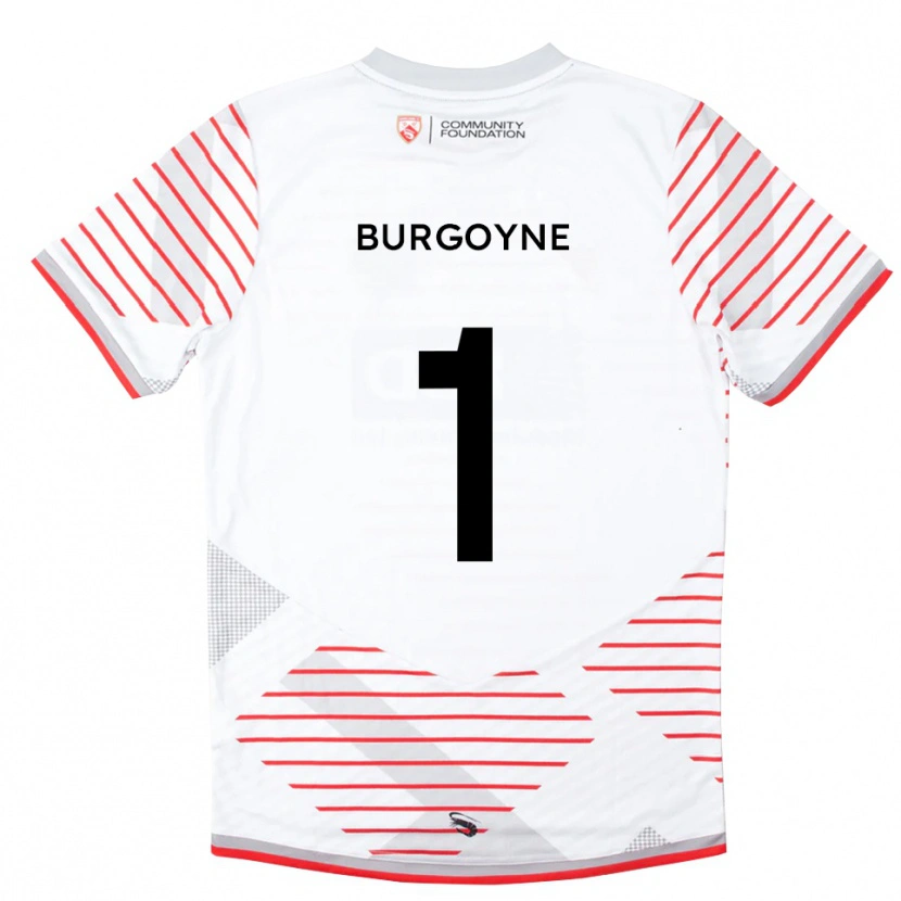 Danxen Pánské Harry Burgoyne #1 Bílá Červená Brankář Dresy 2025/26 Dres