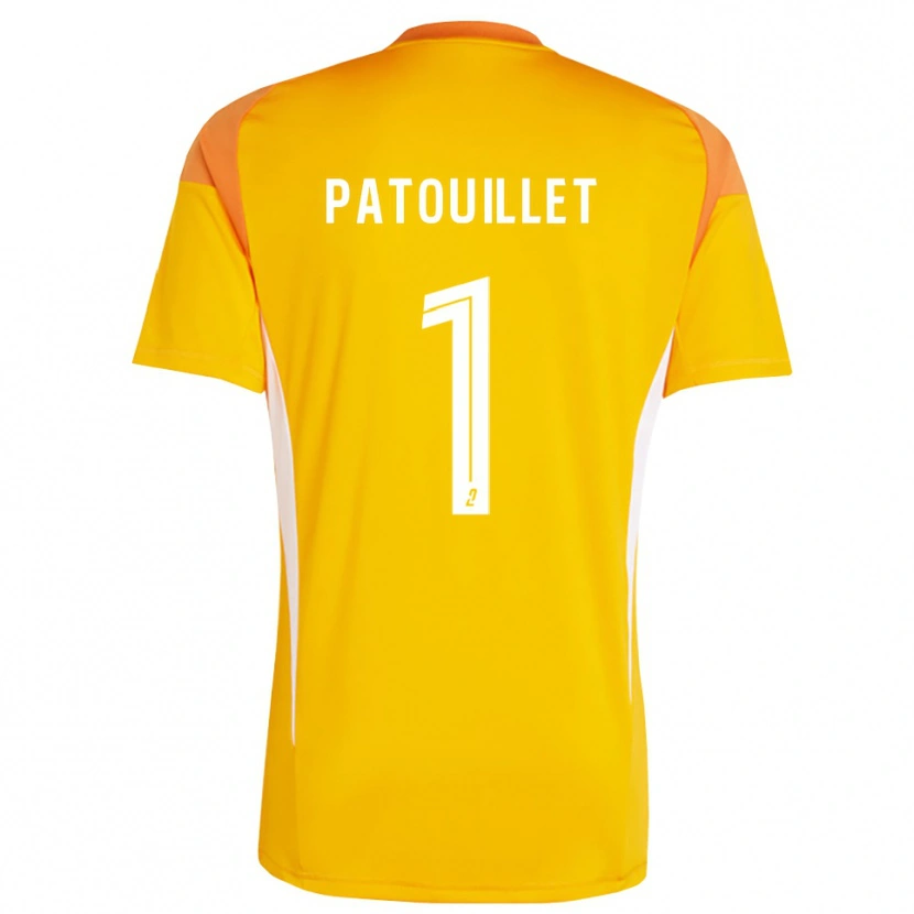 Danxen Pánské Mathieu Patouillet #1 Oranžovo Červená Brankář Dresy 2025/26 Dres