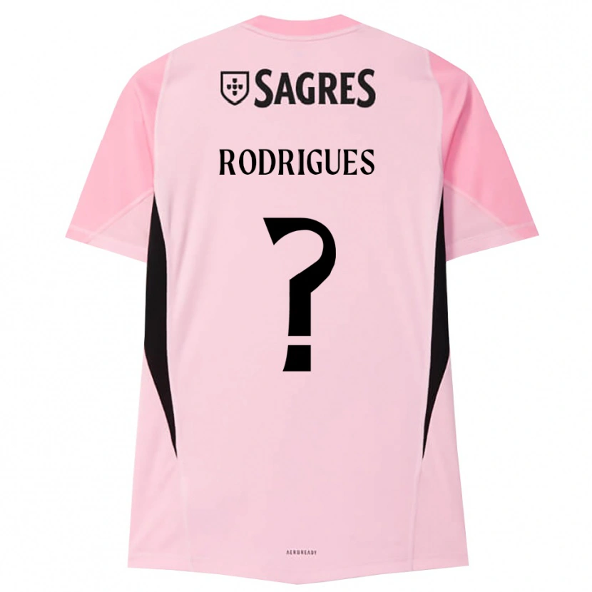 Danxen Pánské Miguel Rodrigues #0 Růžová Černá Brankář Dresy 2025/26 Dres